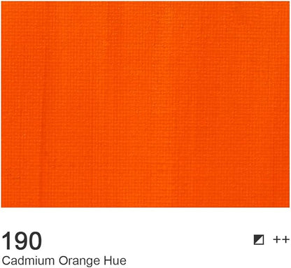 AUREUO Cadmium Orange Hue Acrylic Paint, 4 Fl Oz / 120ml Single Tube, Rich Pigment Art Craft Paints for Canvas, Rocks, Wood, Ceramic, Fabric - Art Supplies for Beginners, Professionals, Artists