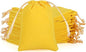 Velvet Drawstring Jewelry Bag, 50Pcs Yellow Coin Pouch, 3x4 Dice Bag, for Wrapping Halloween Party Favors or Gifts for Friends, Small Bussiness, Resin Runes, Chains, Customers
