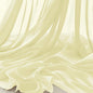 Horbaunal Ivory Chiffon Fabric by The Yard, 1 Yard Continuous Sheer Fabric 59" Wide Soft Draping Fabric for Wedding Arch Draping Party Backdrop DIY Sewing