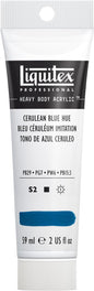 Liquitex Professional Heavy Body Acrylic Paint, 2-oz (59ml) Tube, Cerulean Blue Hue