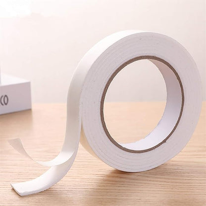 Double Sided Foam Tape 1.18In x 33FT 2 Pack, Mounting Tape Heavy Duty, Strong Adhesive Weatherproof Seal Strips for DIY Craft Picture Poster, Car & Gap Filling Mountings, Home Office Decor (White)