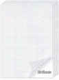 20 Sheets Holographic Sticker Paper,8.5x11 Inch Clear Printable Vinyl Sticker Papers,Self-Adhesive Waterproof for Inkjet/Laser Printer（Clear Heart）