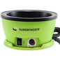 Surebonder 803 Electric Hot Glue Skillet, Adjustable Temperature 225-400°F, 5.25-Inch Diameter, 1-Inch Depth, Dip Crafts Directly Into Pot of Hot Glue, Green and Black