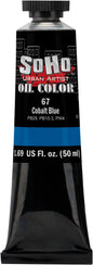 Soho Urban Artist Oil Paint - Cobalt Blue, 50 ml Tube - Best Valued Oil Colors for Painting, Excellent Pigment Load