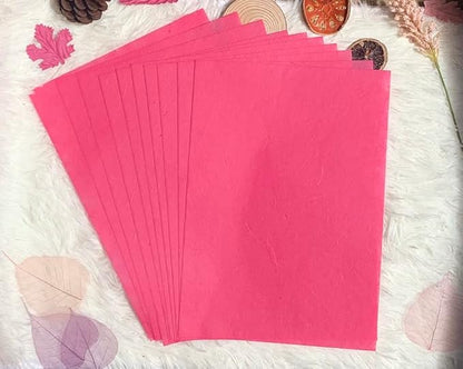50 Sheets A4 Natural Fiber Mulberry Tree Mulberry Paper Sheets Art Tissue Washi Paper Design Craft Art Origami Suppliers Card Making DIY Crafts (Wedding Tone, A4)
