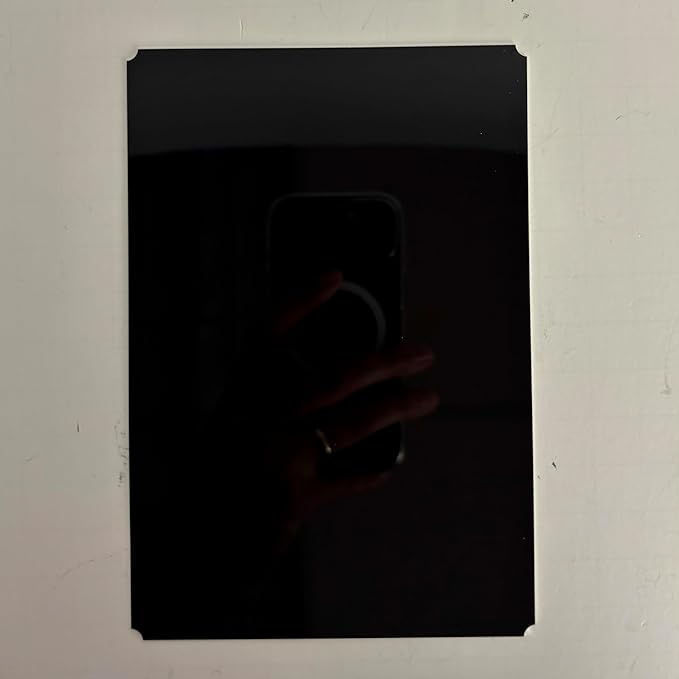 Blank Metal Plates for Laser Engraving - 4 Pack | Aluminum Sheets 0.020" Thick | CO2, Diode, Fiber Laser Compatible | Multiple Sizes & Colors (Black (engraves gold), 1x11.25 inch)