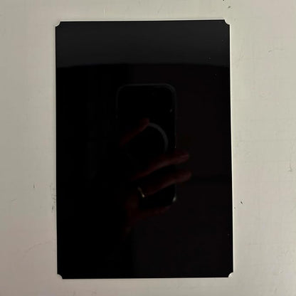 Blank Metal Plates for Laser Engraving - 4 Pack | Aluminum Sheets 0.020" Thick | CO2, Diode, Fiber Laser Compatible | Multiple Sizes & Colors (Black (engraves gold), 3x11.25 inch)