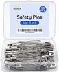 3 Inches Large Safety Pins, Pack of 50, Big Heavy Duty Safety Pins for Brooch Making, Blankets, Crafts, Cloth Curtain (SP)