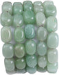 Natural Light Green Aventurine Cuboid Stone Loose Semi Gemstone Beads for Jewelry Making 8mmx12mm 38cm/Strand