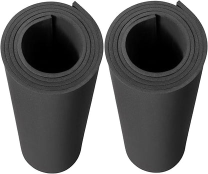AMZQNART 2Pcs EVA Foam 5mm, Cosplay Foam 39x59 inch Black, High Density 90 kg/m³, for Craft Projects Cosplay Costumes, Fake Weapons, Decorations, Christmas, Easter, Thanksgiving, etc.