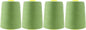 Mandala Crafts 4 Pack of Serger Threads Cones Spools - 20S/2 24000 Yards Polyester Sage Green Threads for Sergers Machine and Overlock Quilting Sewing Machine