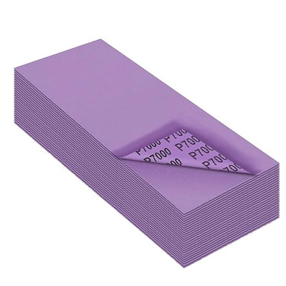 Sandpaper 7000 Grit,Wet Dry Sanding Sheets,High Performance Ceramic Abrasive Sand Paper for Wood Furniture Finishing,Metal Grinding,Automotive Polishing,9 x 3.6 Inch,25-Pack