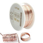 UTILE 18 20 22 24 Gauge 90 ft 99.9% Pure Soft Copper Wire for Electroculture Gardening, Jewelry Making, Crafting Wire Bendable, Plant Wire (Rose Gold 24)