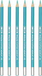 PATIKIL Watercolor Pencil, 6Pcs Water Soluble Pencils for Blending, Coloring, Sketch Drawing, Painting, Sky Blue