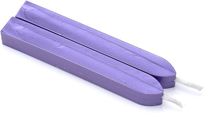 Yoption 5 Pcs Totem Fire Manuscript Sealing Seal Wax Sticks with Wicks Cord Wick Sealing Wax for Postage Letter Retro Vintage Wax Seal Stamp (Purple)