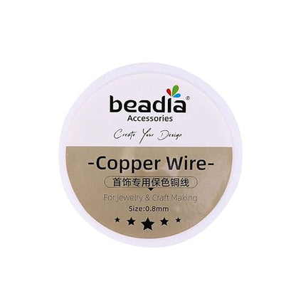 Silver Copper Wire 0.8mm Bead Cord for Bracelet Necklace Charm Beading Jewelry Making 9yard