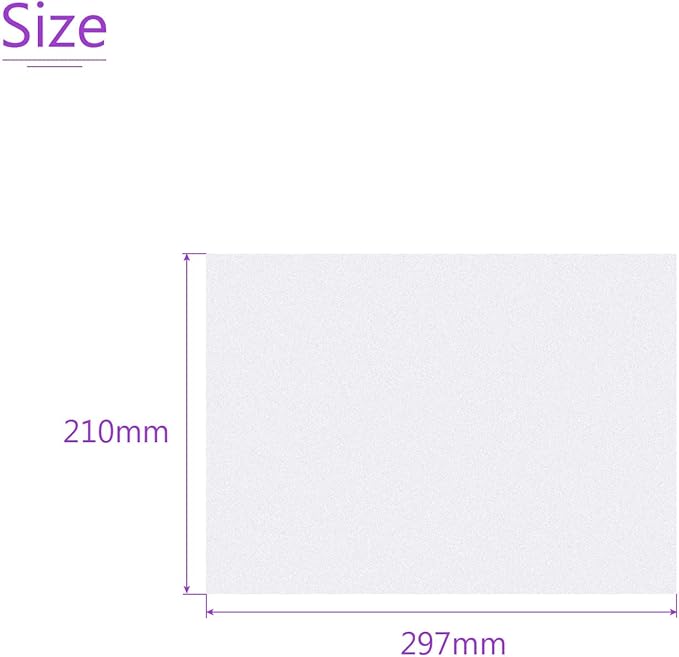 DMiotech 4Pcs Color Correction Gel Light Filter Overlay Transparent Plastic PVC Sheets Matte Translucent for Photo，Film,Video