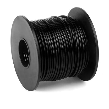 Aluminum Craft Wire, 75 Feet 1.5mm/ 16 Gauge Black Bendable Soft Metal Aluminum Sculpting Wire Roll Bulk for DIY Crafts Jewelry Making