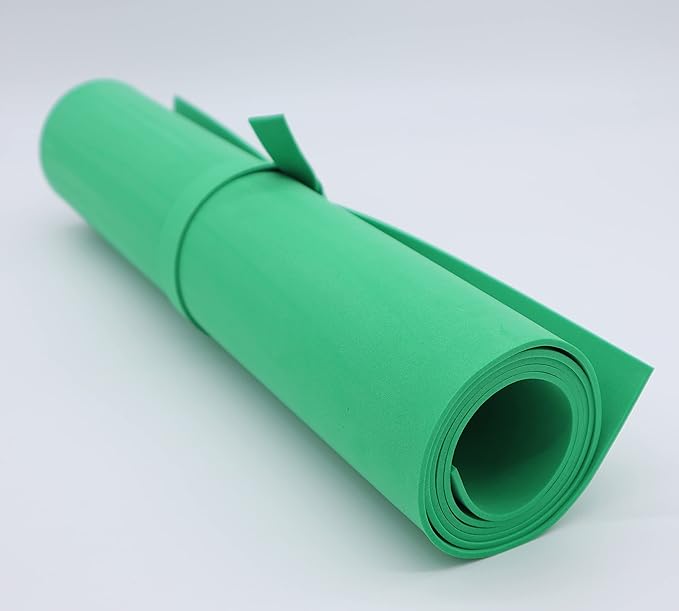 OISAKLD EVA Foam 2mm-10mm 13.7"×39" Craft Foam Sheet 74 kg/m³ Cosplay Foam for Craft Model Cosplay 2mm