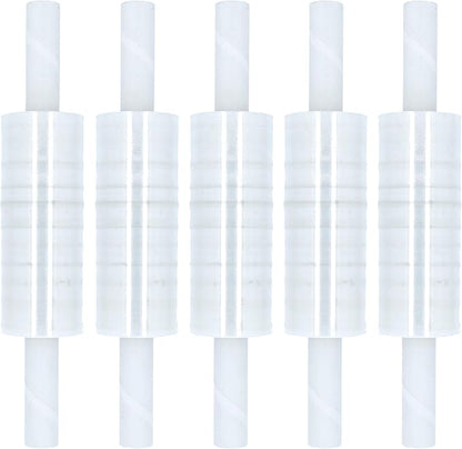 Pallet Wrap Stretch Film, Extended Core Handle, Clear, 20 Inch x 1000 Feet, 80 Gauge, 1 Pack Clear Plastic Cling with Extended Core Handles for Pallets Moving & Storing