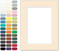 Poster Master Cream Matboard – 4-Ply Acid-Free Picture Mat Board with 45° Beveled Cut, Made in USA, Custom Cut to Any Size, 1/16" Thickness for Framing & Displays