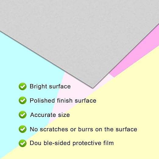 Galvanized Metal Sheet 12" x 12" x 1/32" Inch Galvanized Steel Sheet Plates for Magnetic Mount Board Wall 20GA(0.80MM) Galvanized Steel Plate Panels Stock for Roof Flashing Fixing Repair, Crafts, DIY