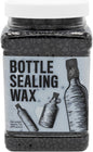 Blended Waxes, Inc. Bottle Sealing Wax Beads, Premium Pastille Wax Seal Beads For Wine, Beer, and Liquor Bottle Closure, Seals Between 25-30 Bottles, 1 lb, Gloss Black