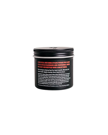 O'Douds Standard Pomade for Men - Natural Styling Hair Pomade - Firm Hold & High Shine Finish for Classic Looks - Bay & Blood Orange Scent (4oz)