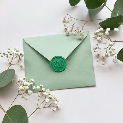 16pcs/Set Glue Gun Sealing Wax Stick for Documents Sealing Gift Decoration (Green)