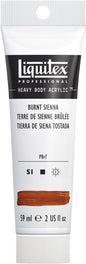 Liquitex Professional Heavy Body Acrylic Paint, 2-oz (59ml) Tube, Burnt Sienna