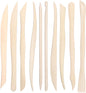 50PCS Wooden Clay Sculpting Tools, 6.2'' Smooth Double Ended Clay Modeling Tools, Polymer Clays Tool Sculpting, Wood Pottery Tool Kit for Ceramics Soap Playdough Carving Supplies