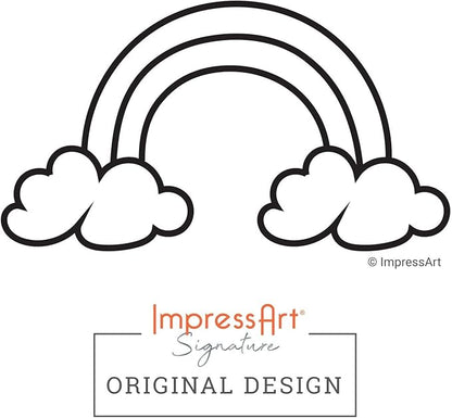 ImpressArt - Rainbow Metal Punch, Nature Steel Stamping & Handmade Jewelry Making Tools (6mm)