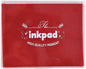GTLZLZ Large Ink Pad for Rubber Stamps, 5" x 4" Washable Craft Stamp Pad for Kids, Fingerprint Ink Pad for Paper, Scrapbooking, Wood Fabric (Wine RED)
