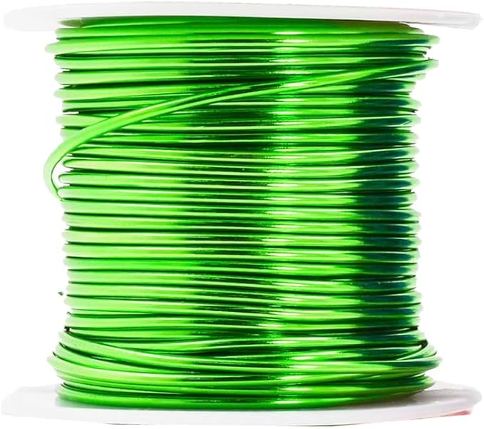 Mandala Crafts 18 Gauge Anodized Aluminum Craft Wire for Jewelry Making - 400 FT Colored Flexible Rainbow Wire - Bendable for Bonsai Armature Crafting Sculpting