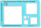 5" Square Stencil Template for Drawing and Drafting: A Fibonacci-Inspired Square Template Tool for Artists Allows The Simple Application of The Golden or Divine Ratio for Artistic Design