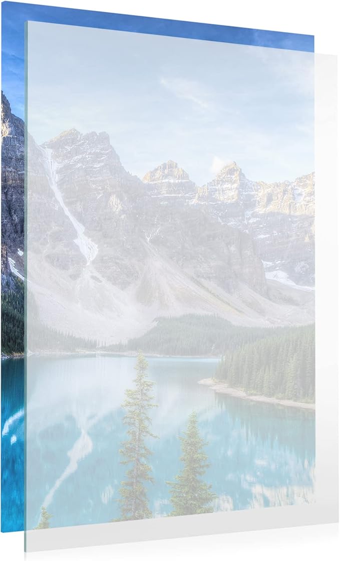 Non-Glare Acrylic Replacement for 16x17 Picture Frame, Replacement Plexiglass for 16x17 Photo Frame, UV-Resistant Non-Glare Acrylic Cover Sheet
