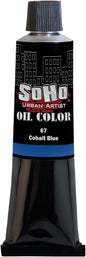 Soho Urban Artist Oil Paint - Cobalt Blue, 170 ml Tube - Best Valued Oil Colors for Painting, Excellent Pigment Load