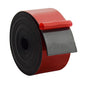 DOBTIM Solid Neoprene Rubber Strips with Adhesive Backing 1/16 (.062)" Thick x 2" Wide x 10' Long, Self Adhesive Rubber Sheets, Rolls & Strips for DIY Gaskets Crafts Pads Seals Warehouse Flooring