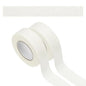 PATIKIL 2 Roll Glitter Paper Washi Tape, Washi Decorative Tape for Crafts, White