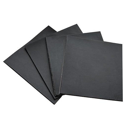 4 Pieces Adhesive Foam Padding 1/8 in Thick X 6 in X 6 in, Anti Vibration Pads, Closed Cell Foam Pads for Anti-Slip, Shock Absorption