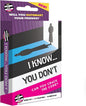 I know... You Don't Strategic Card Game for Family Game Night by Taco Cat Goat Cheese Pizza | Easy to Learn | Fast 10 Minute Rounds | Fun for Kids, Teens, and Adults | 3 - 7 Players