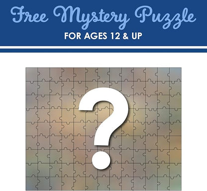 White Mountain Puzzle Sorter and Mystery Puzzle