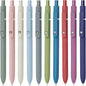 FIOVER Gel Pens,10pcs 0.5mm Quick Dry Black Ink Fine Point Smooth Writing Pens High-End Series Ballpoint for Office School Supplies(Morandi & Retro)