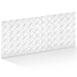1pcs Diamond Plate Sheet Metal Heavy Duty Tread Aluminum Sheet Diamond Tread Plate for Wall Covering, Cargo Trailer, RV and More (12'' X 24'' X 0.08'',Silver)