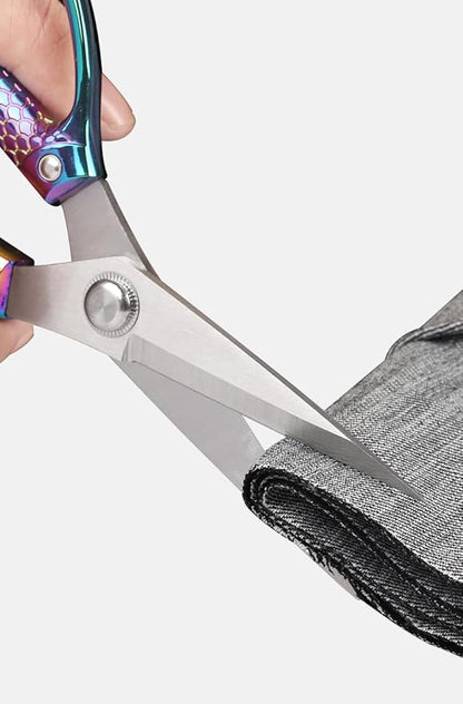 Rainbow all purpose scissors heavy duty - for kitchen, office, home use Industrial grade