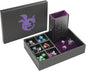 DND Dice Tray and Dice Tower with Storage, 3 in 1 Dice Rolling Tray with Lid, Portable Dice Box Storage, DND dice Holder for Dungeons and Dragons D&D RPG MTG Table Games - Purple