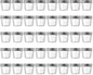 novelinks 4 Ounce Clear Plastic Jars Containers With Screw On Lids - Refillable Round Empty Plastic Slime Storage Containers for Kitchen & Household Storage - BPA Free (40 Pack)