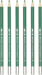 PATIKIL Watercolor Pencil, 6Pcs Water Soluble Pencils for Blending, Coloring, Sketch Drawing, Painting, Bright Green