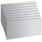 8 Pcs 20 Gauge Steel Sheet Metal 12" x 6" Cold Rolled Steel Plate Sheet Metal Weldable for DIY Craft Projects, Industrial, Professional