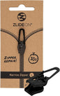 ZlideOn Zipper Pull Replacement - Black, Narrow (L) - Instant Zipper Replacement Slider